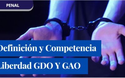 Definición y Competencia para resolver libertades por vencimiento de términos de grupos delictivos organizados y grupos armados organizados