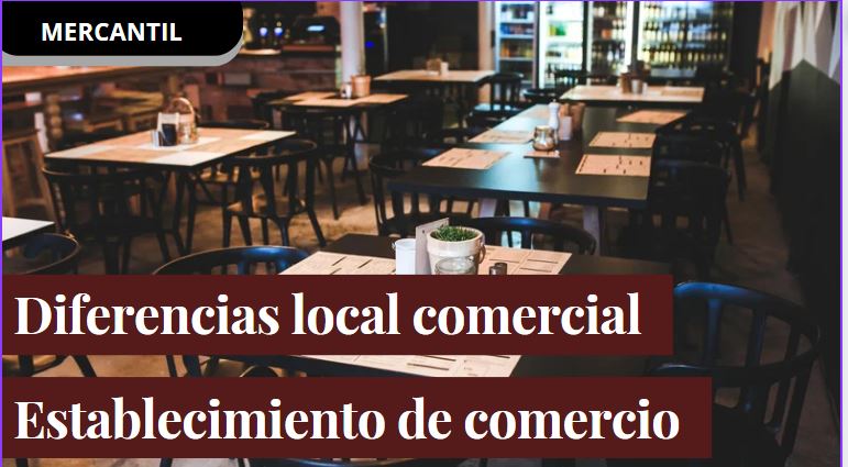 Diferencias entre el establecimiento de comercio y el local comercial