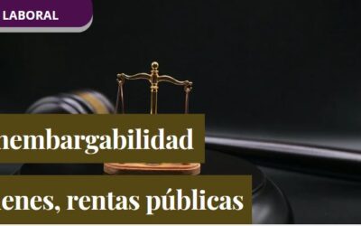 Medida cautelar en ejecutivo laboral y principio de inembargabilidad